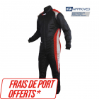 Combinaison pilote RRS PROLIGHT noire FIA 8856-2018