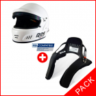 Pack Casque intégral PROTECT RALLY FIA 8859-2015 SNELL SA2020 + Hans®