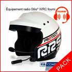 Pack Casque JET Noir FIA 8859-2015 SNELL SA2020 + Kit Micro/HP Stilo® WRC