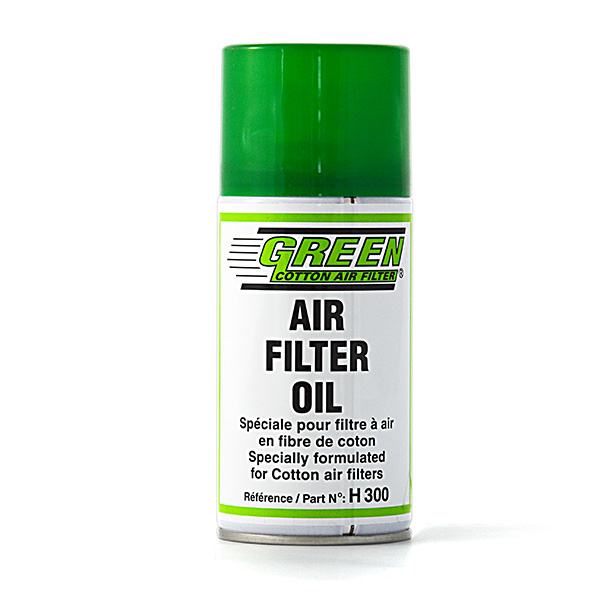 Kit d'entretien pour filtres à air Green 500ml + Huile aérosol 300ml