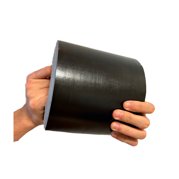 Ruban adhésif indéchirable nylon noir 50 mètres - Cuirtex