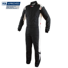 Combinaison pilote RRS MOOVE 2 Noir / Blanc - FIA 8856-2018