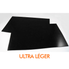 Bavettes rallye Ultra légères 2mm (la paire) Noires