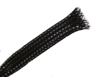 Gaine auto extensible tressée BSPET à combustion retardée (au mètre)