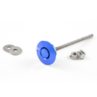 Fixation rapide PUSH CLIP-Bleu