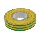Ruban isolant 19mm x 33m - vert et jaune