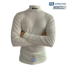 Sweat shirt pilote FIA Flex blanc