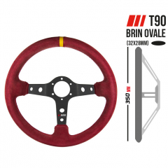 Volant RRS CORSA tulipage 90mm 3 branches