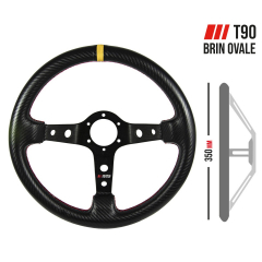 Volant RRS tulipage 90mm 3 branches Carbon Look