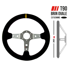 Volant RRS CORSA tulipage 90mm 3 branches