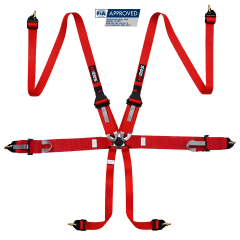 Harnais FIA RRS PRO-H - Rouge