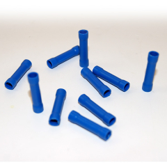 Jeu de 10 manchons de jonction à sertir Bleu 1,5-2,5mm²