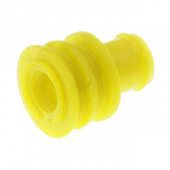 Yellow silicone gasket for waterproof connector 1.8 to 2.4 mm wires