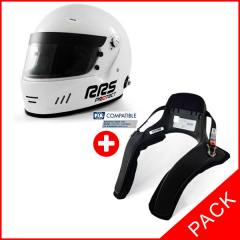 Pack Casque intégral PROTECT CIRCUIT FIA 8859-2015 SNELL SA2020 + Hans®