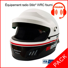 Pack Casque integral RALLY NOIR FIA 8859-2015 SNELL SA2020 + Kit Micro/HP Stilo® WRC