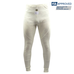 Pantalon pilote FIA Flex blanc
