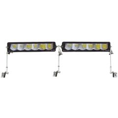 Kit 2 Rampes de phares RRS 6 LEDs Ambrés Drive