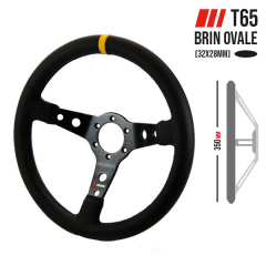 Volant RRS SIMILI CUIR tulipage 65mm 3 branches