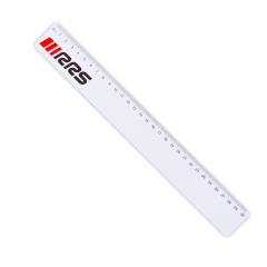 Règle de bureau RRS 30 cm blanche