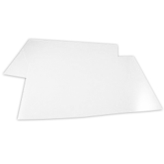 Bavettes rallye de protection (la paire) blanche