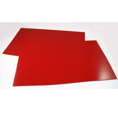Bavettes rallye de protection (la paire) Rouge