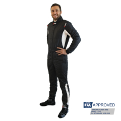 Combinaison pilote RRS Diamond Star noire FIA 8856-2018