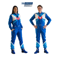Combinaison pilote RRS FIA Michel Vaillant Bleue