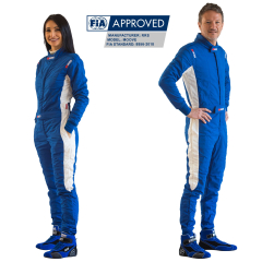 Combinaison pilote RRS MOOVE bleue - FIA 8856-2018