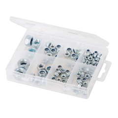 Coffret ecrous autofreinés 108 pièces