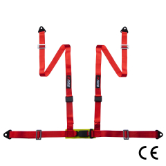 Harnais FIA RRS EVO 4 Rouge