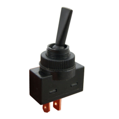 Interrupteur 17,5mm plastique 2 positions ON/OFF 12V 20A 2 fiches plates