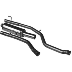 Ligne d'échappement RRS Inox pour Peugeot 206 GTI 2.0 16V (Grp N) Diamètre 54