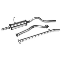 Ligne d'échappement RRS Inox pour Renault Clio 2 RS Phase 2 (Grp N) Diamètre 70