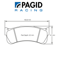 Plaquettes de Frein Av Pagid RST 1 - 2488