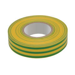 Ruban isolant 19mm x 33m - vert et jaune