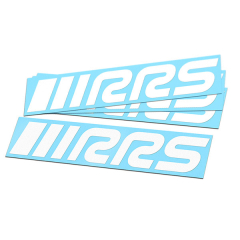 Autocollant avec film de transfert RRS Blanc - 4pcs