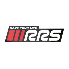 Autocollant RRS Race Your Life Noir petit modèle