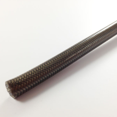 Tuyau de frein teflon tressé Inox gainé (vendu au mètre)