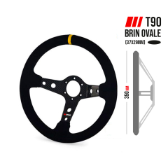Volant RRS CARBONE Noir tulipage 90mm 3 branches