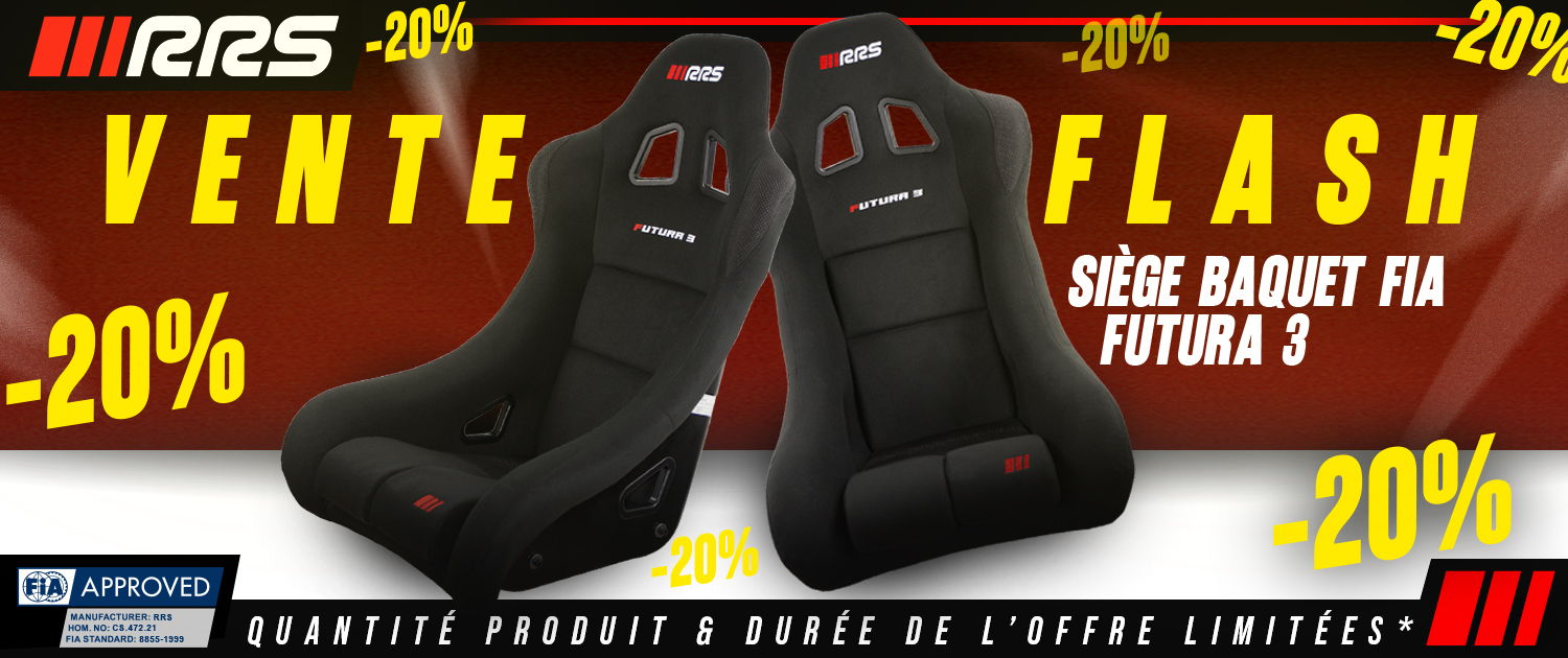 Siège baquet RRS FUTURA 3 FIA -20%