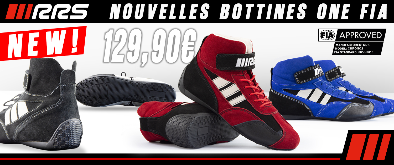 Nouvelles bottines pilote RRS ONE FIA